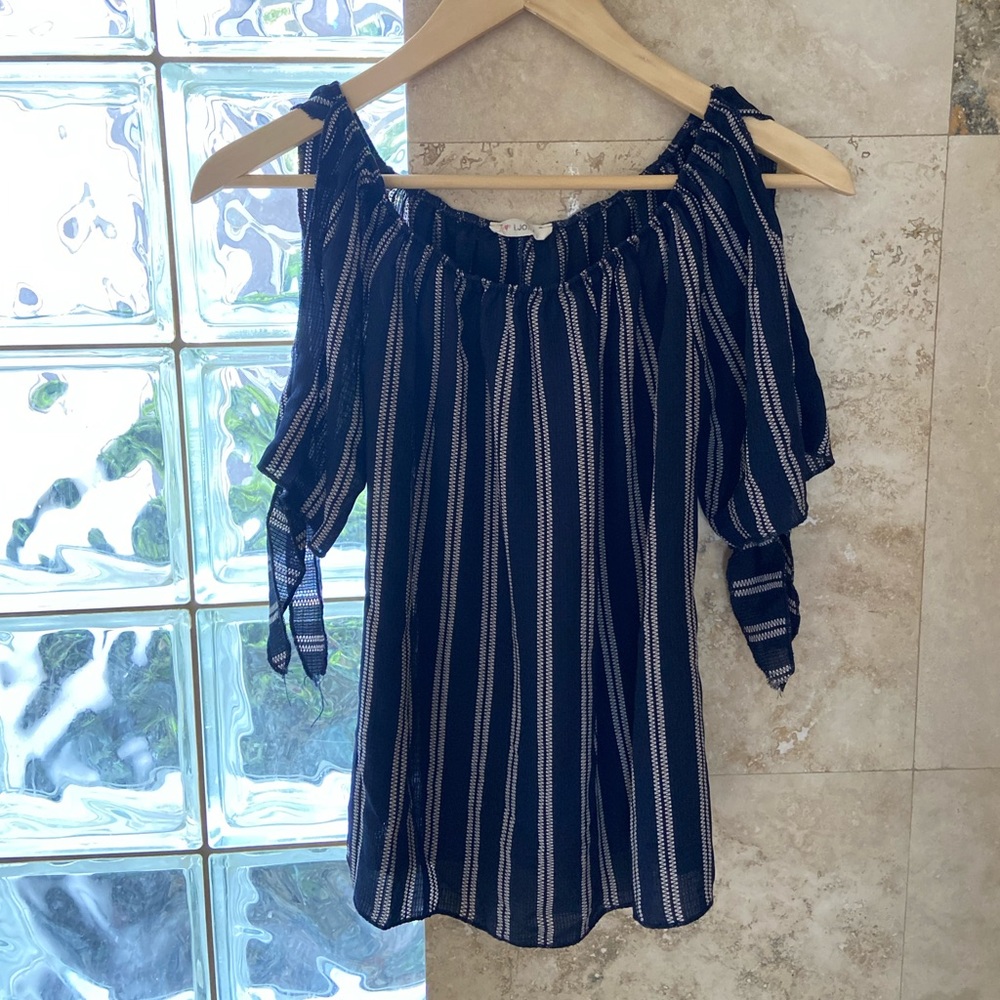 Gorgeous Striped Off Shoulder Top